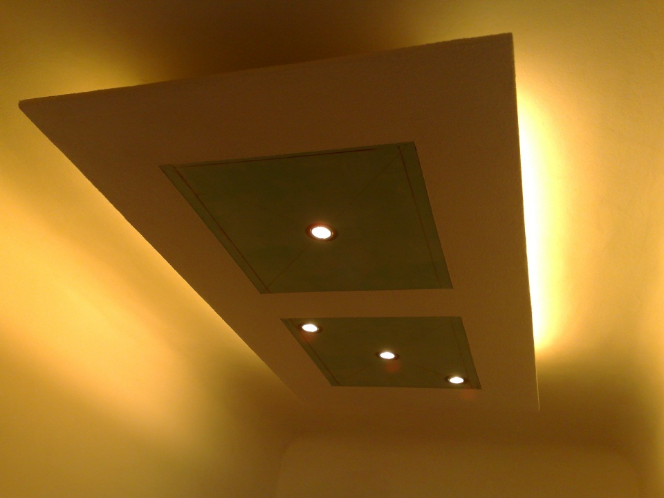 Lichtkontruktion Würfel, Ansicht A